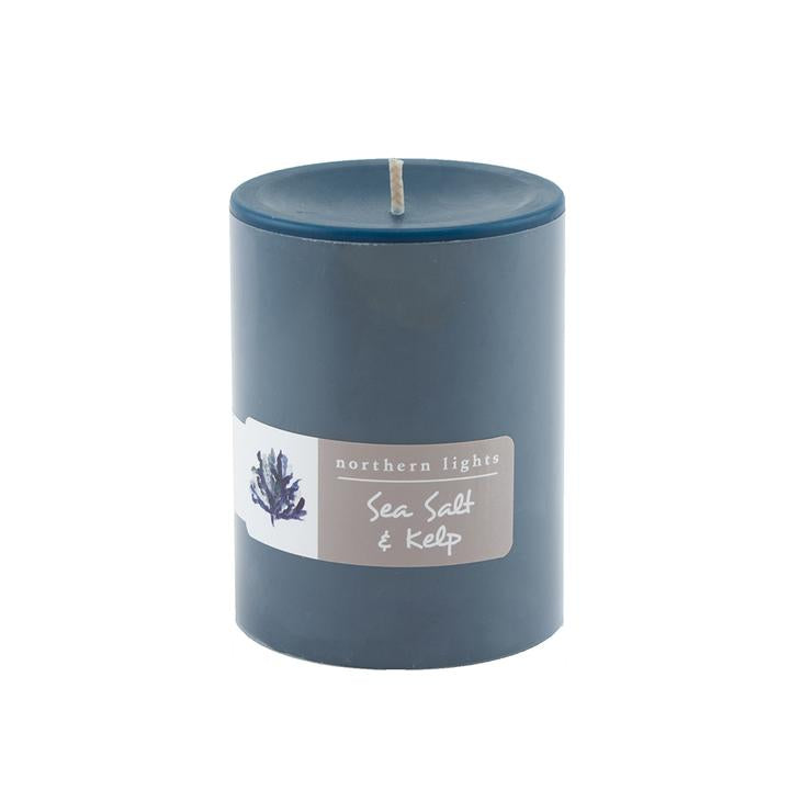Sea Salt & Kelp Pillar Candle - 3x4