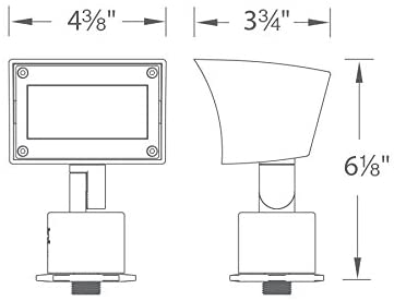 Square Wall Wash LED Flood BBR