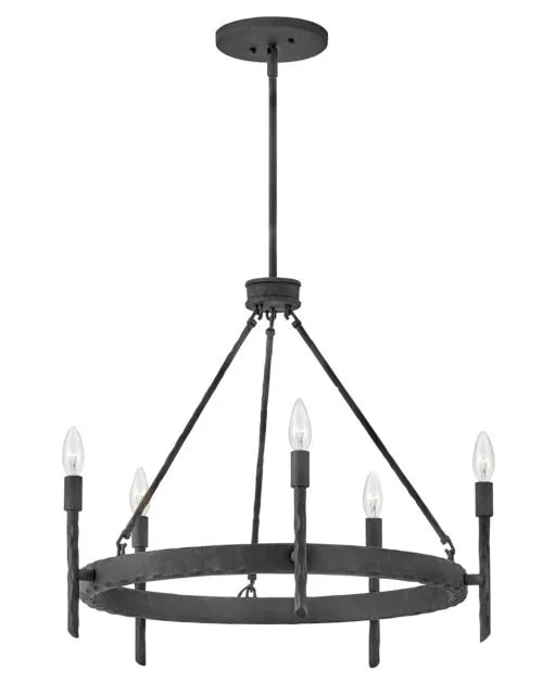 Tress Forged Iron Chandelier