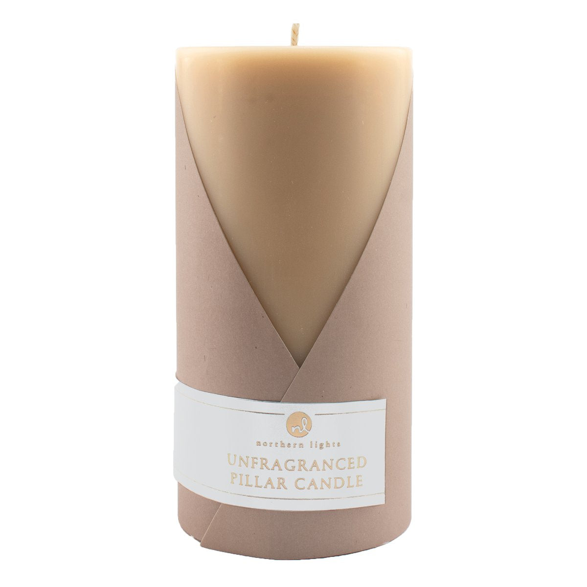 Tan Pillar Candle - 3x6