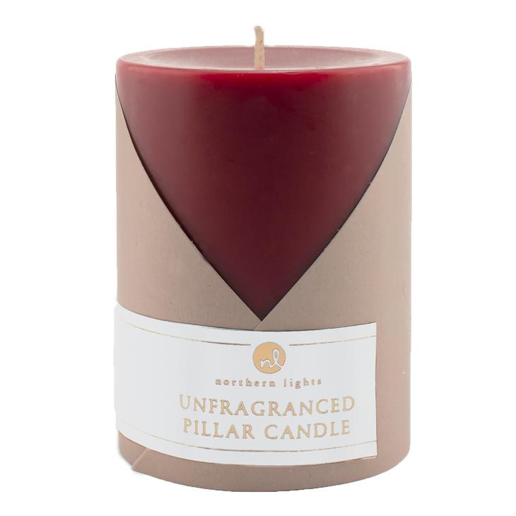 Bordeaux Pillar Candle - 3x4
