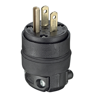 15A 125V Black Cord Cap