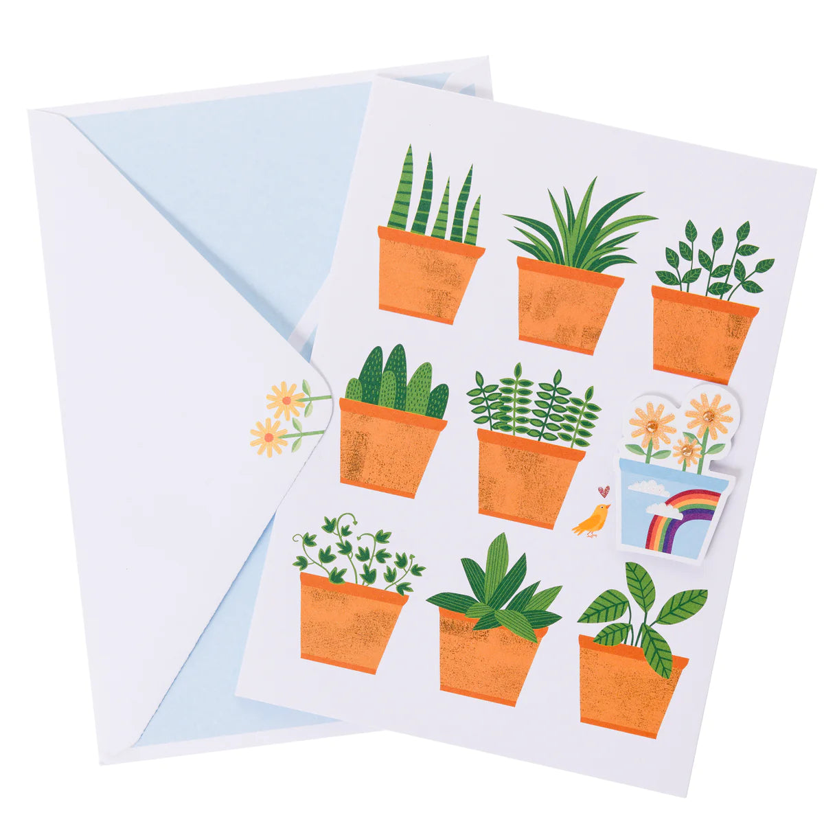 Plants In Pot Thank You Card