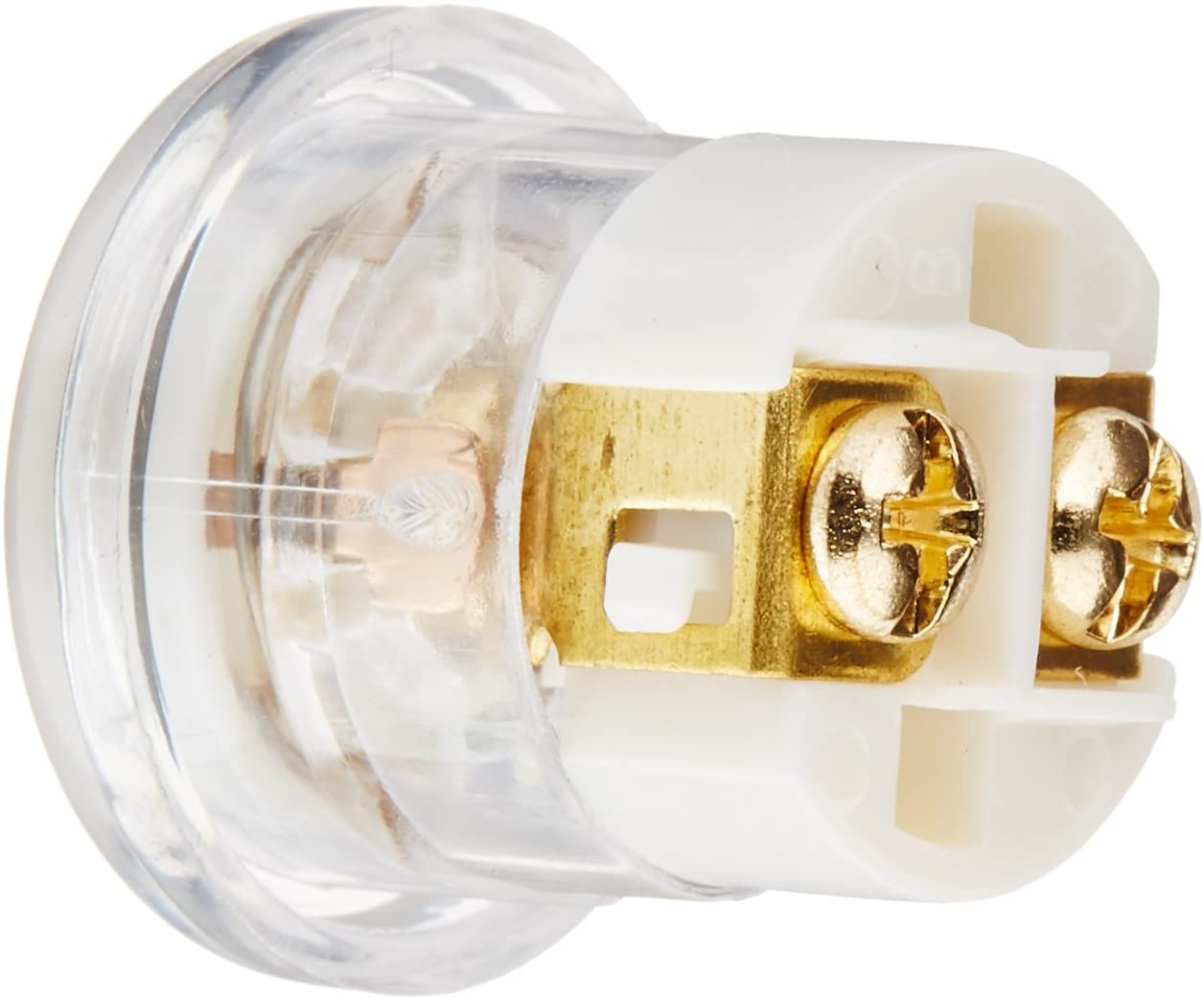 Lighted Round Pushbutton - White