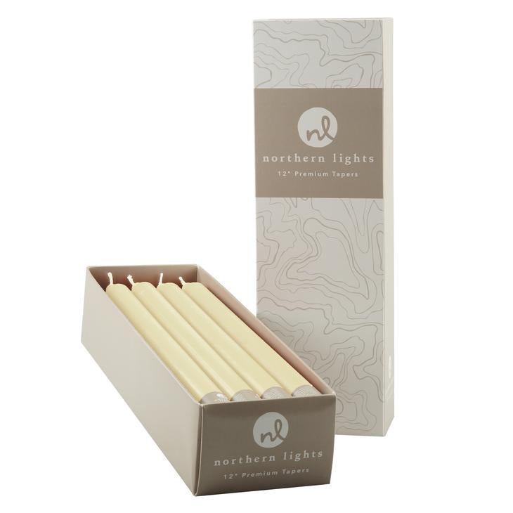 12" Taper Candle - Ivory