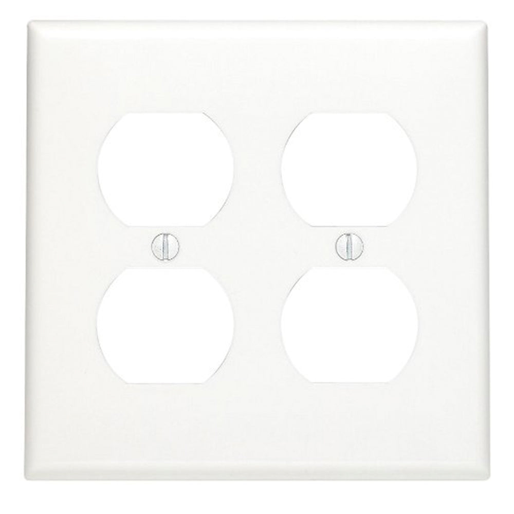 2G Duplex Receptacle Plate