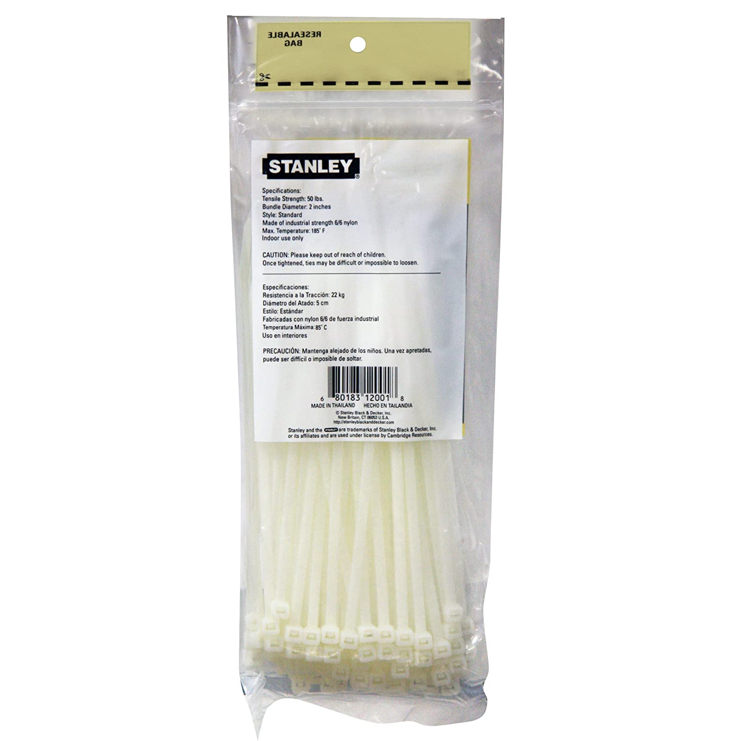 CableTies 850Lb - Clear