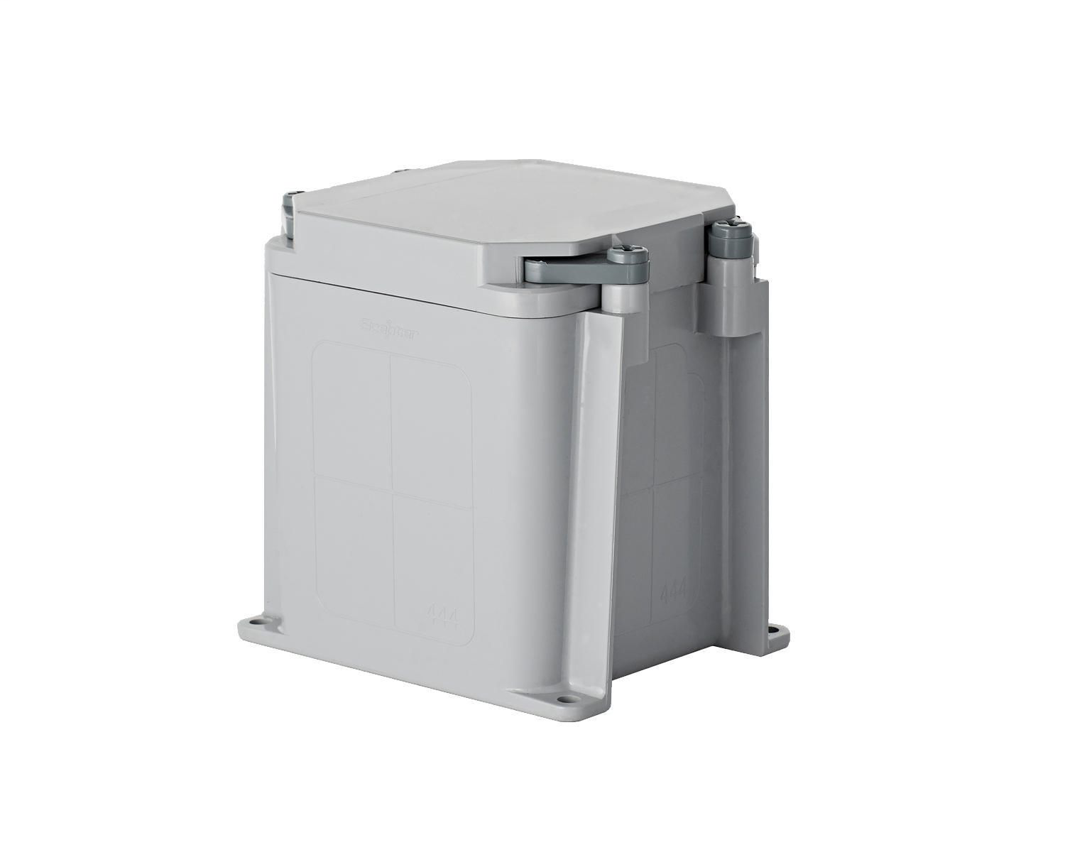 4x4x4 PVC J-Box "TAB"