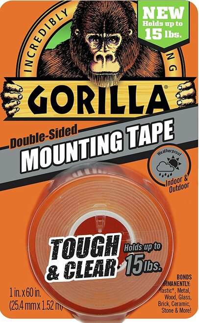 Gorilla Clear Mounting Tape - 60"