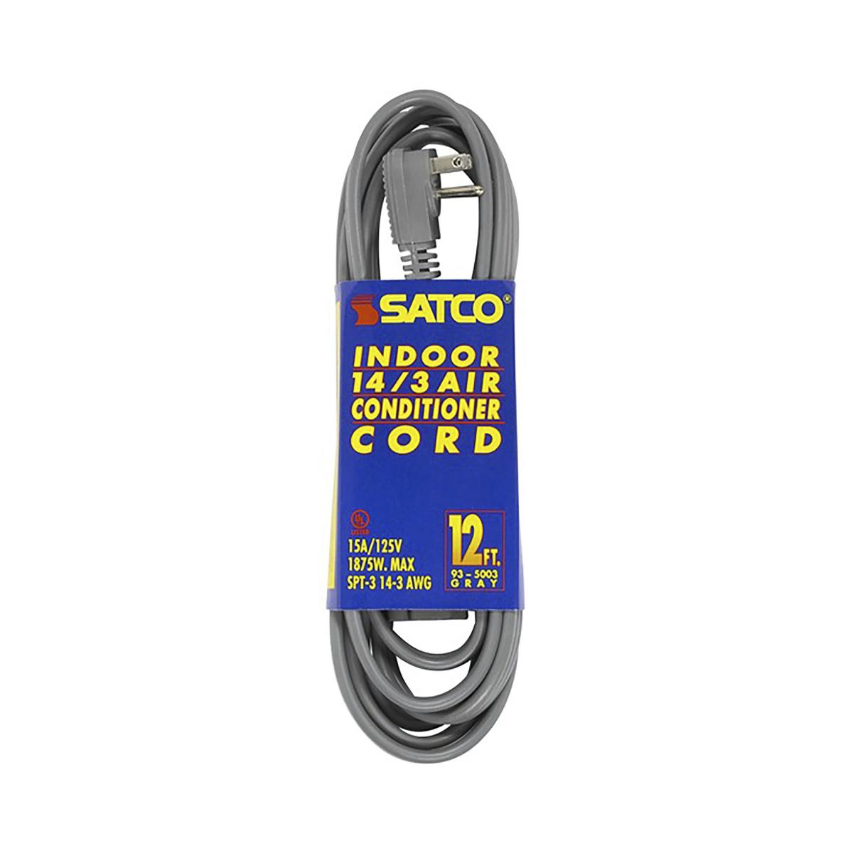 14/3 Grey Appliance Cord - 12'