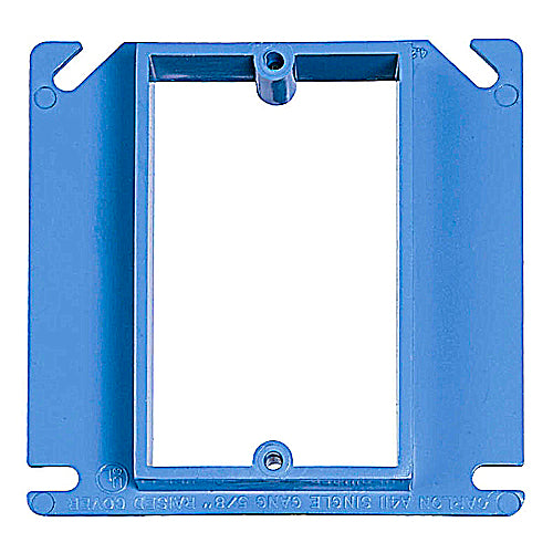 Blue 4" Sq SG 1/2" R/Cover