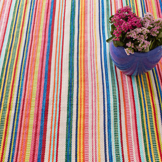 Bright Stripe Rug - 2.5x8