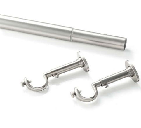 Stockbridge Rods - Satin Nickel