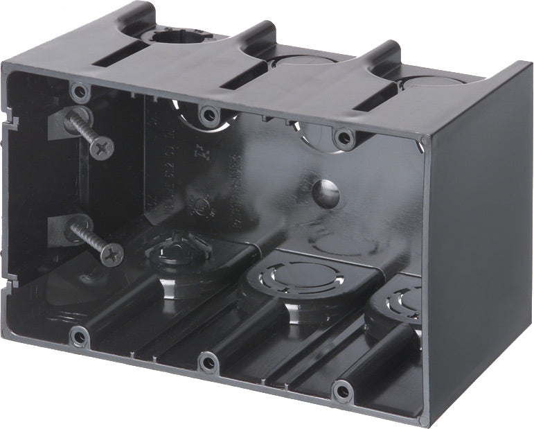 3Gang Non-Metal Outlet Box