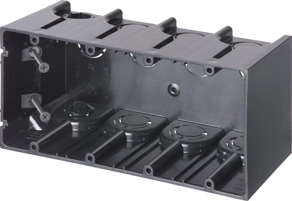 4Gang Non-Metal Outlet Box