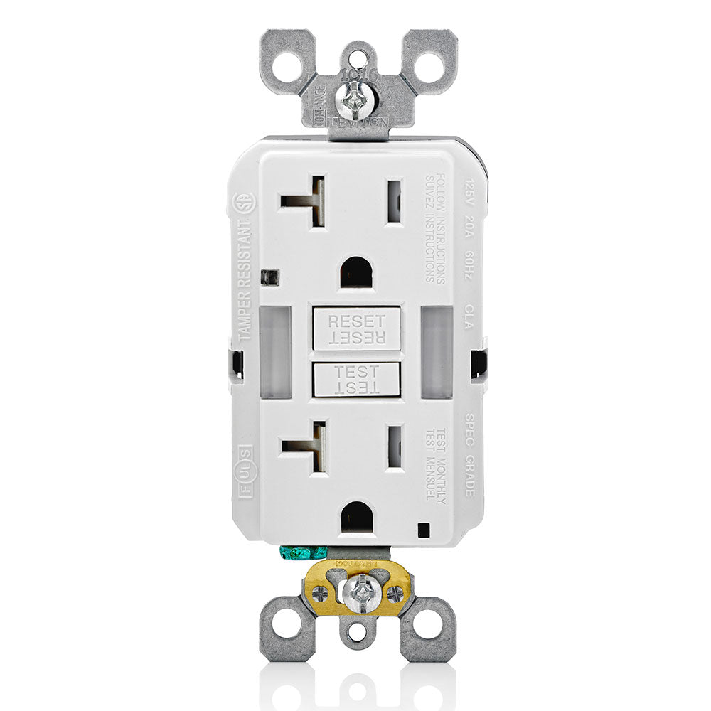20A GFI w/LED Guide Light