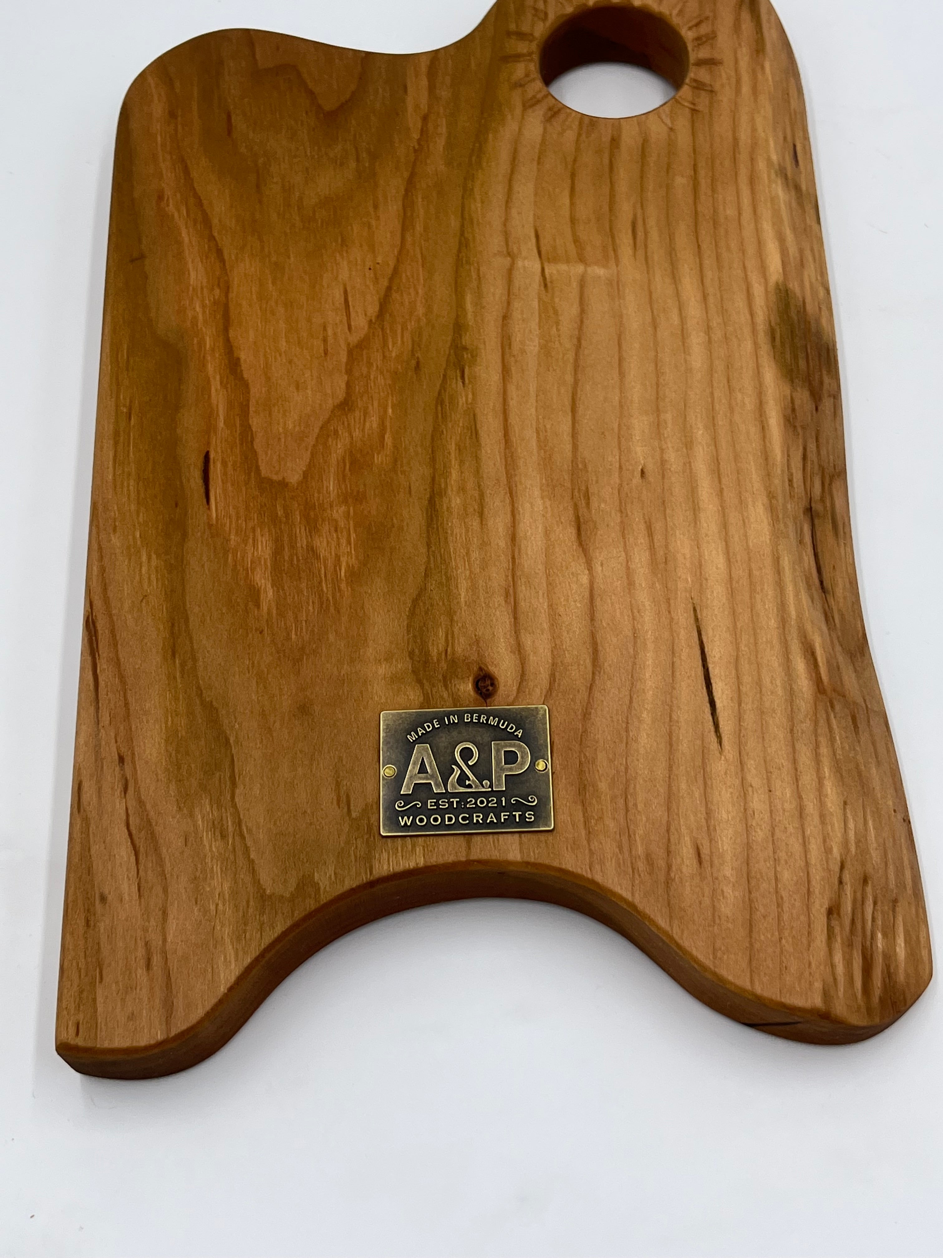 Med Cherry Board w/ Live Edge