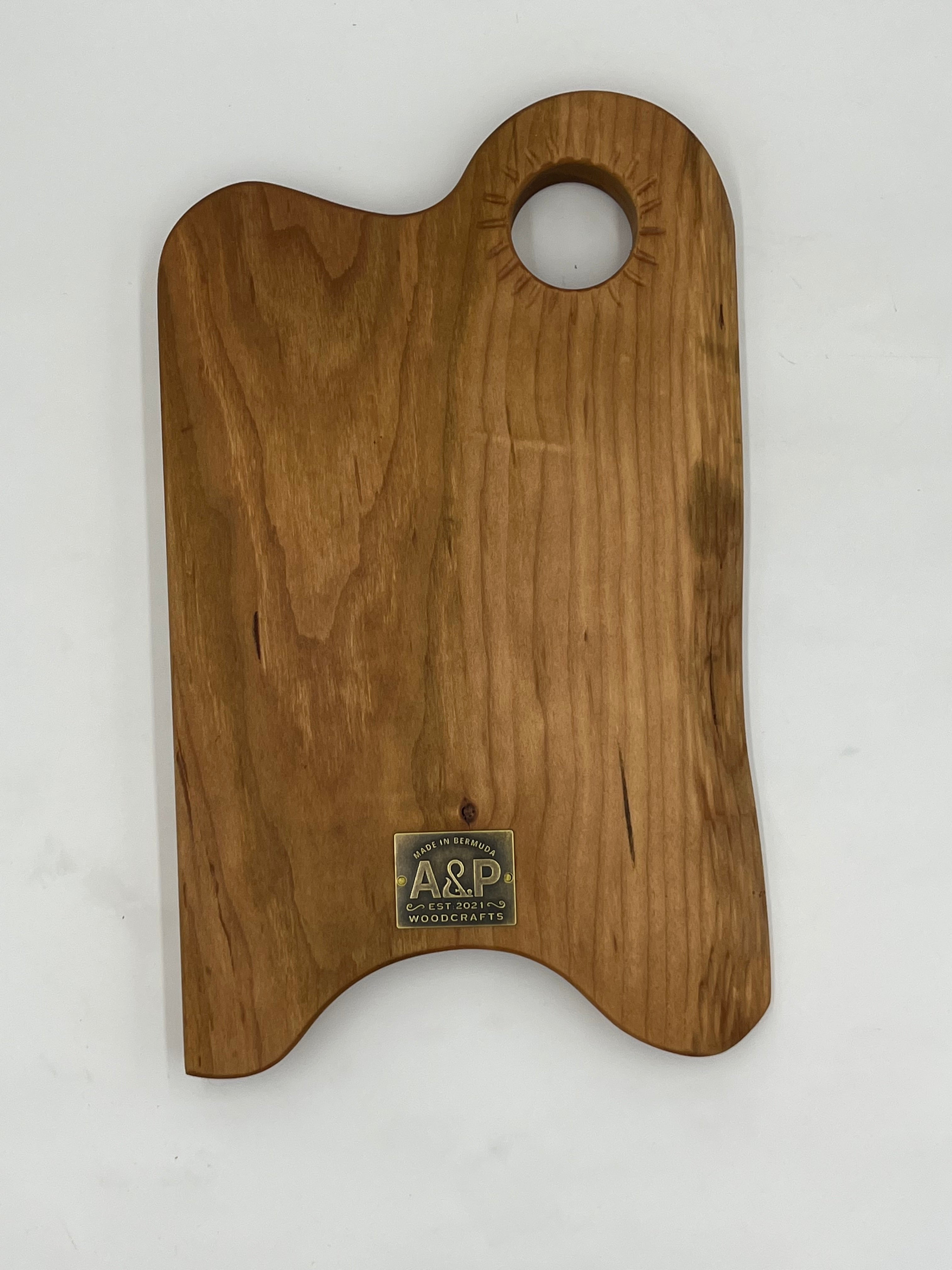 Med Cherry Board w/ Live Edge