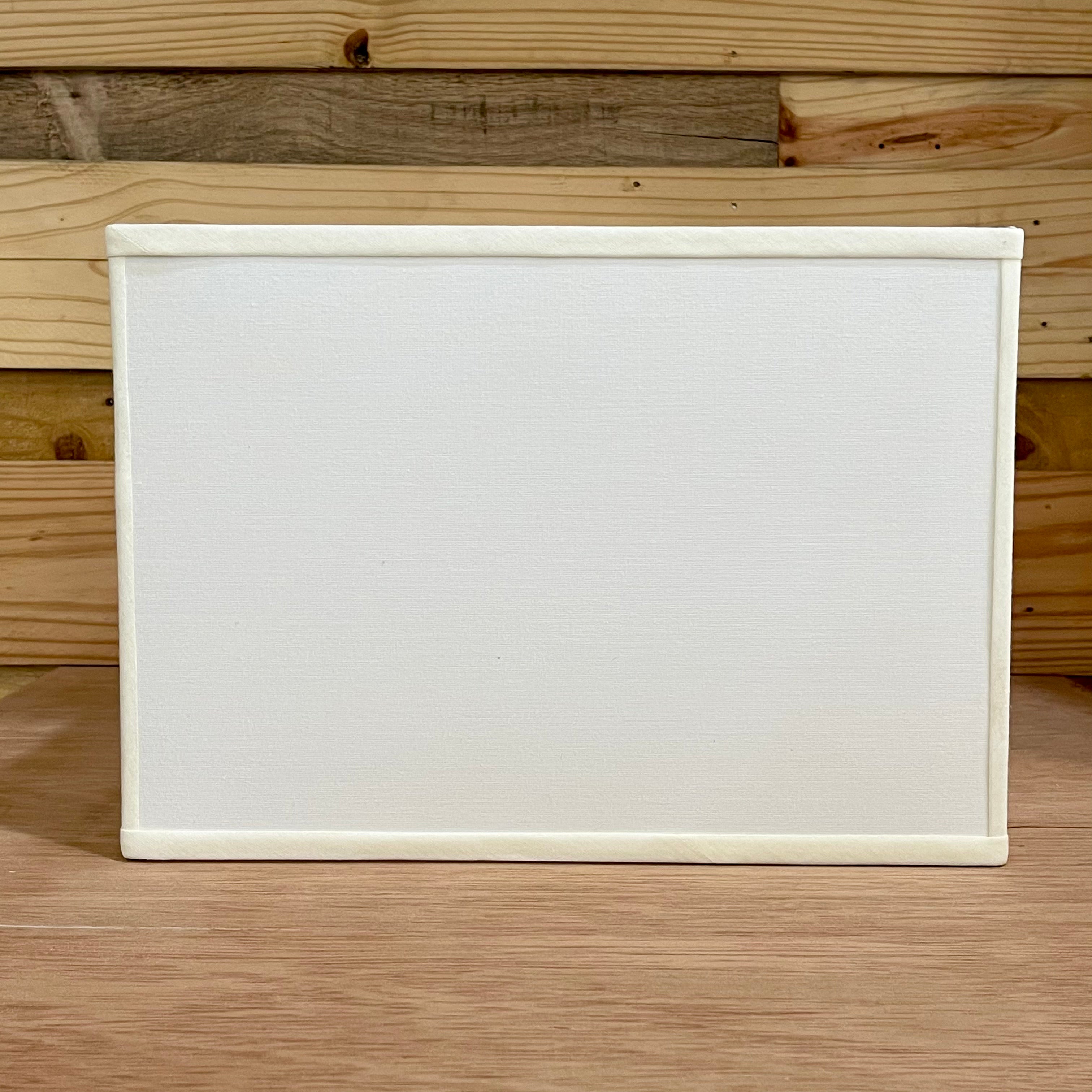 Sharp Corner Square Shade - Off White Linen