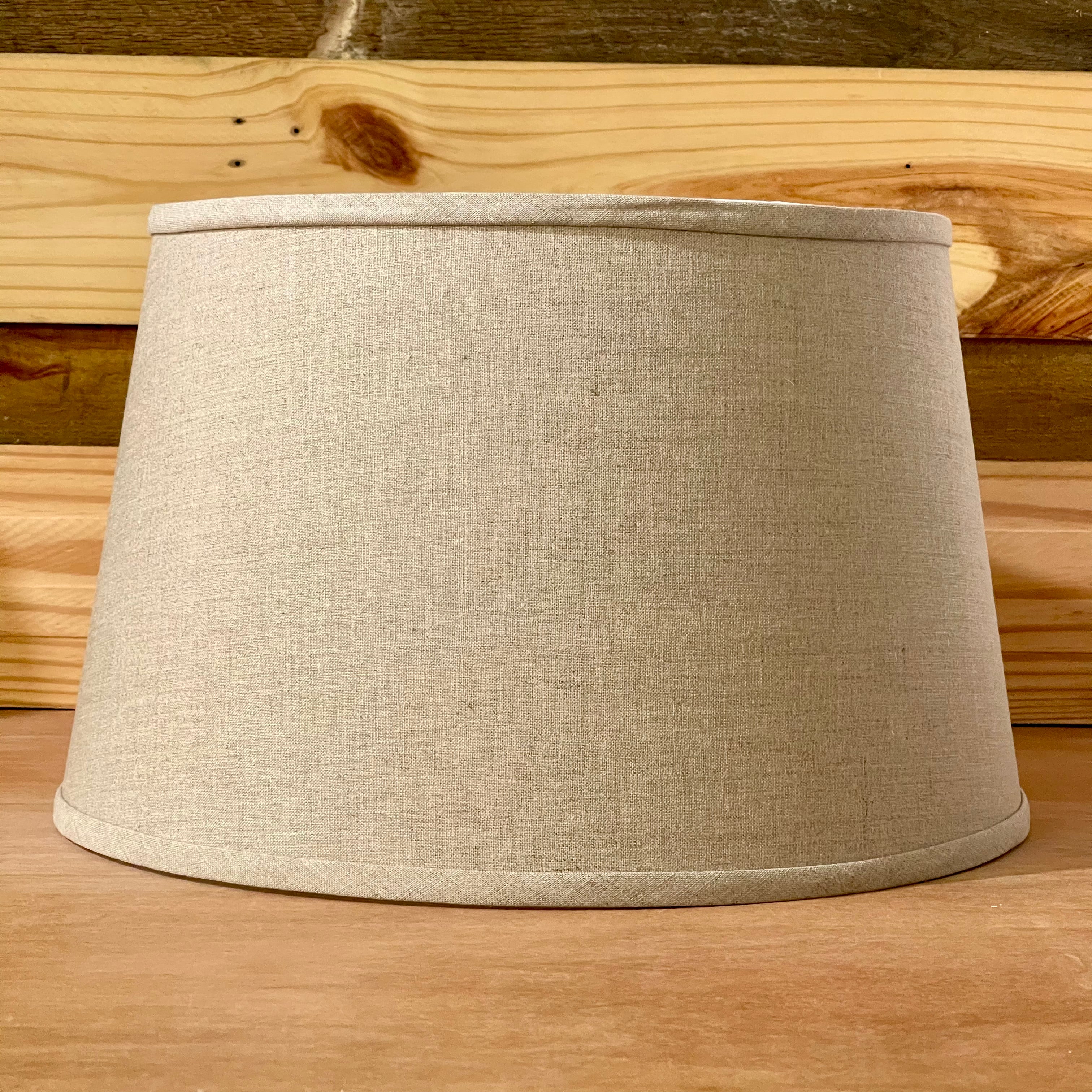 Drum Shade - Geneva Linen Ash