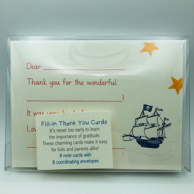 Fill-in Thank You Pack