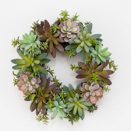 12" Succulent Wreath