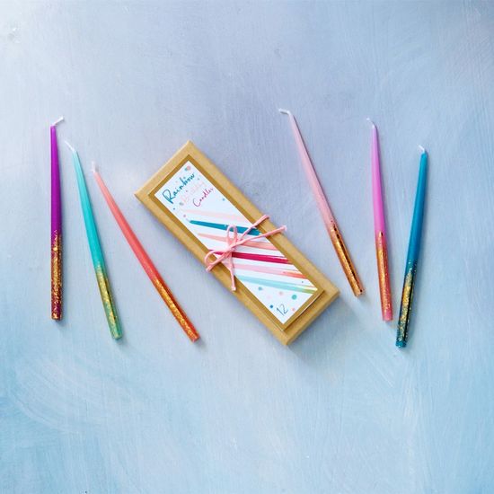 Colorful Tall Birthday Candles