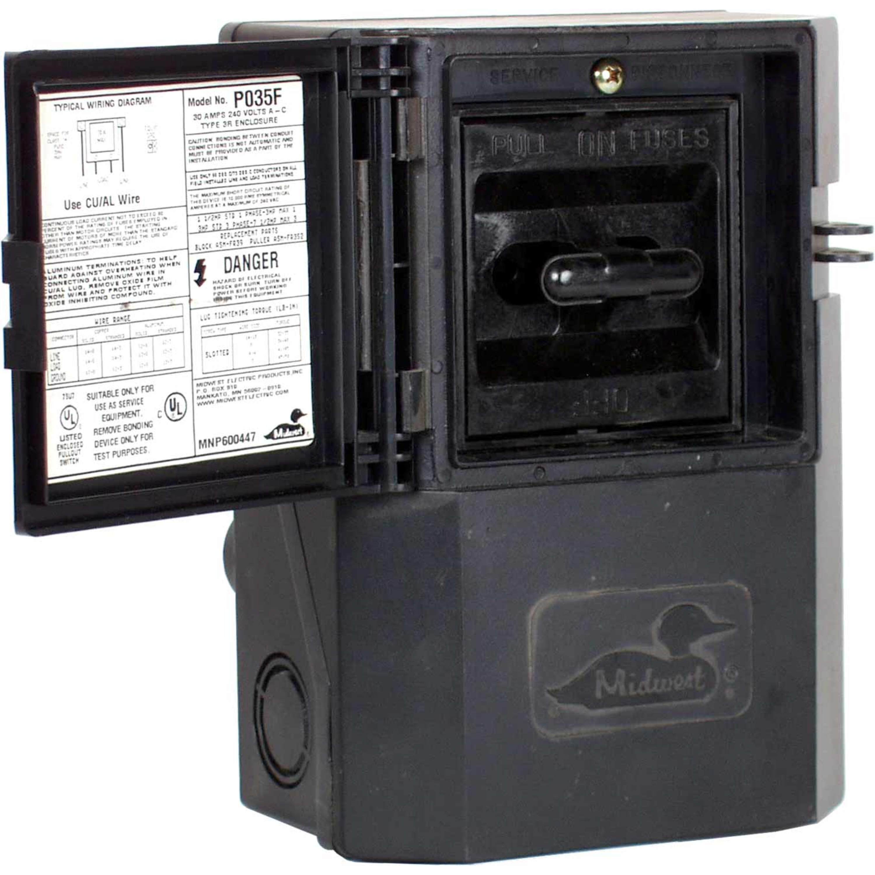 Duck 30A AC 240V Disc Switch