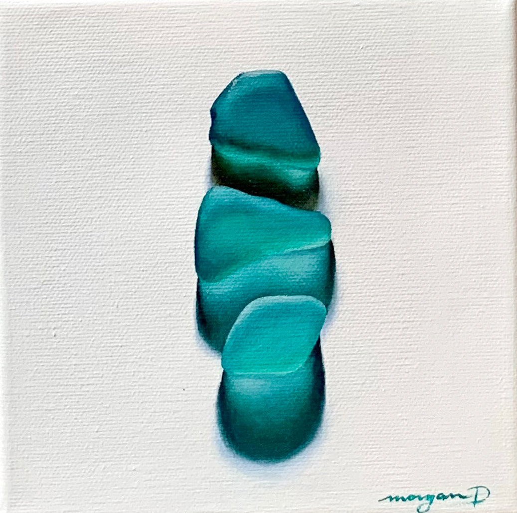 Mini Sea Glass Paintings