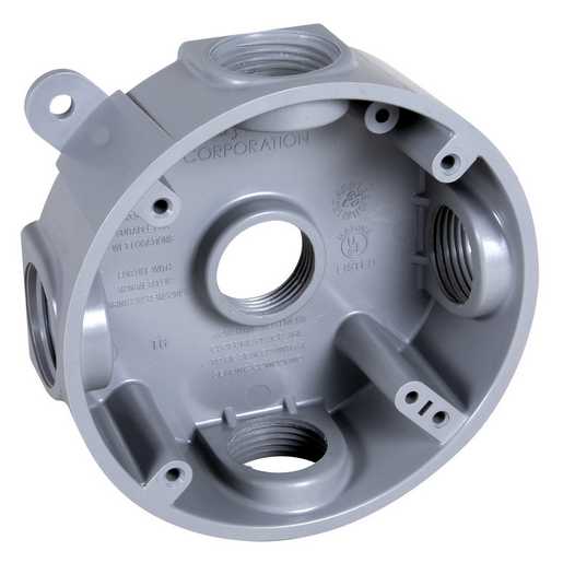TayMac Round Box - Grey