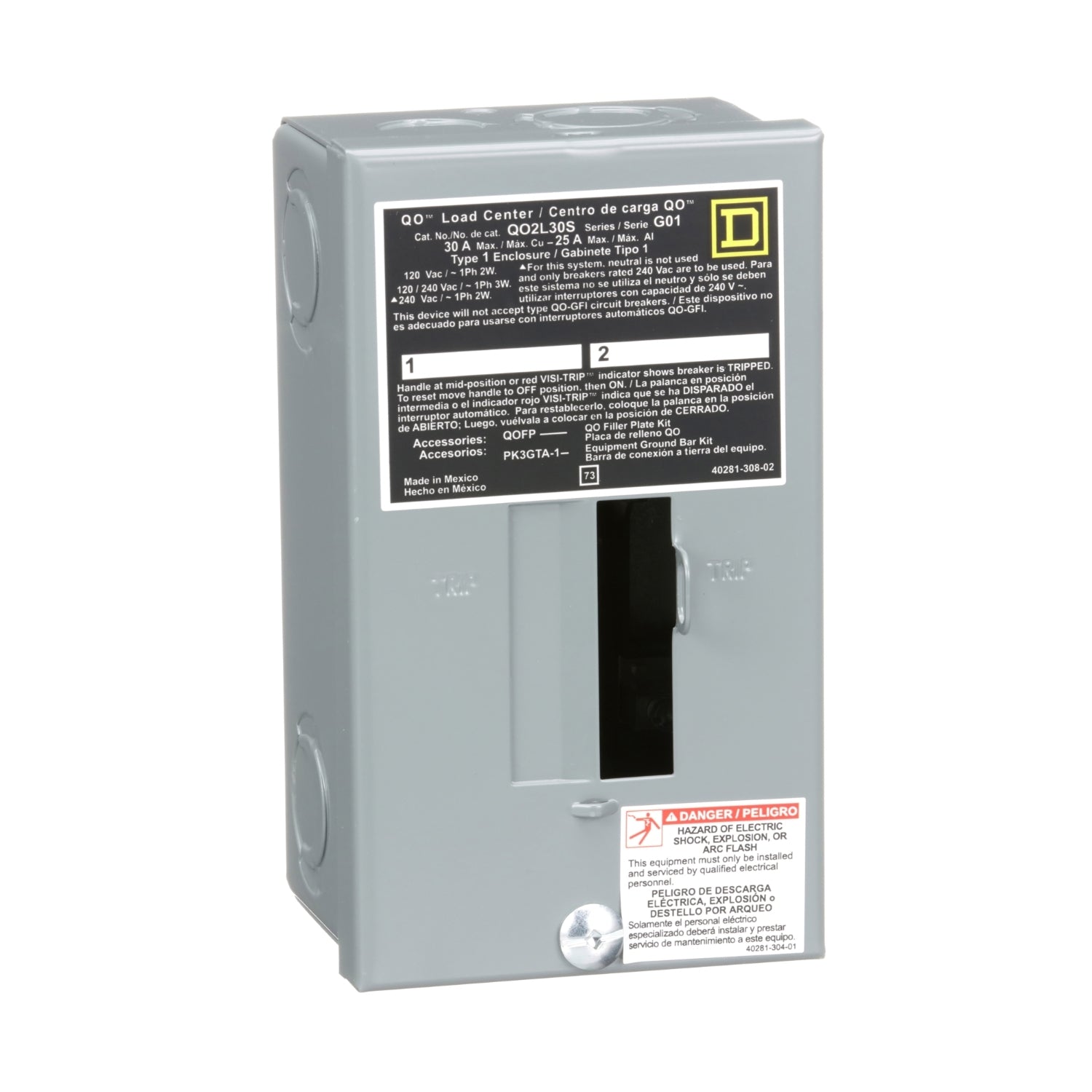2cct. 30A Load Center