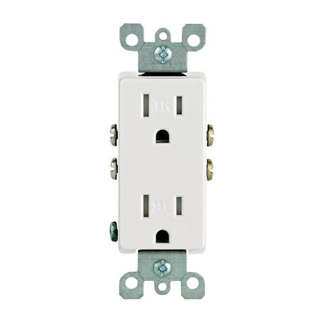 15A Tamper-Resistant Decora Duplex Receptacle