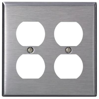 Duplex Receptacle Stainless Steel Plates