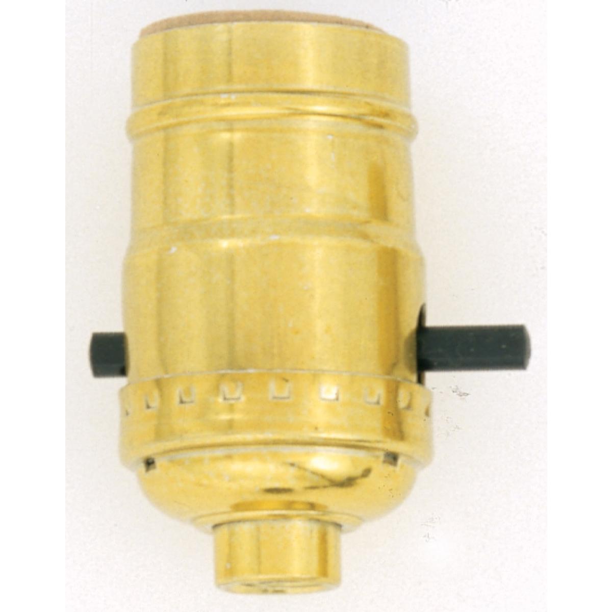 Medium Base Push-Thru Socket