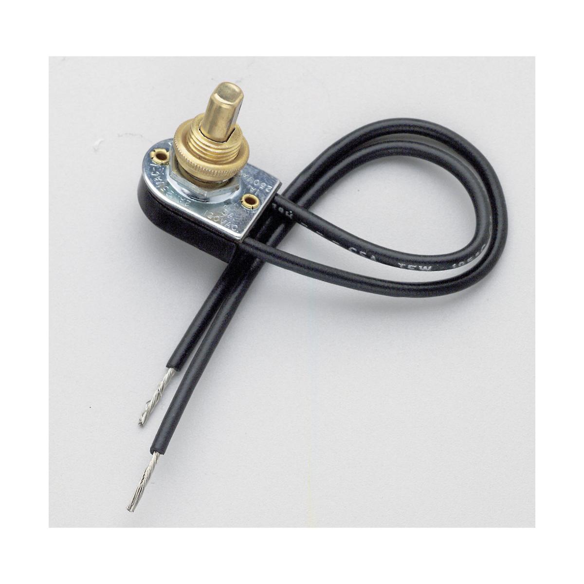 Push Switch - Brass