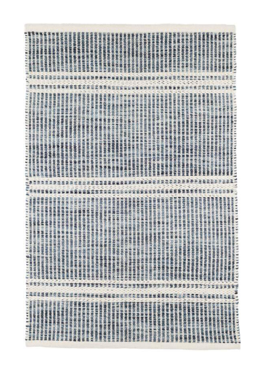 Malta Blue Wool Rugs