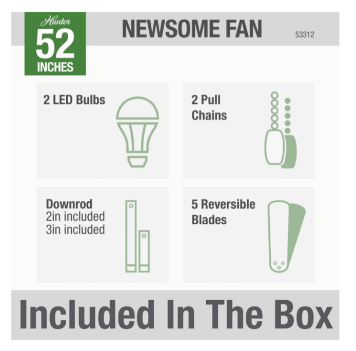 52" Newsome Bowl Fan