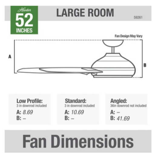 52" Cassius Outdoor Fan