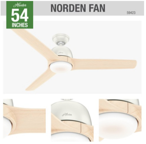 54" LED Norden Fan