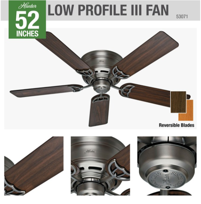 52" Low Profile III Fan