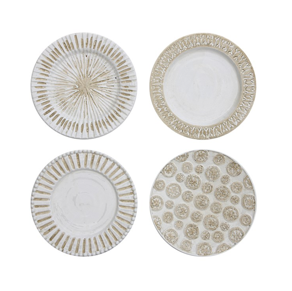 Decorative Wall Plate - Cream