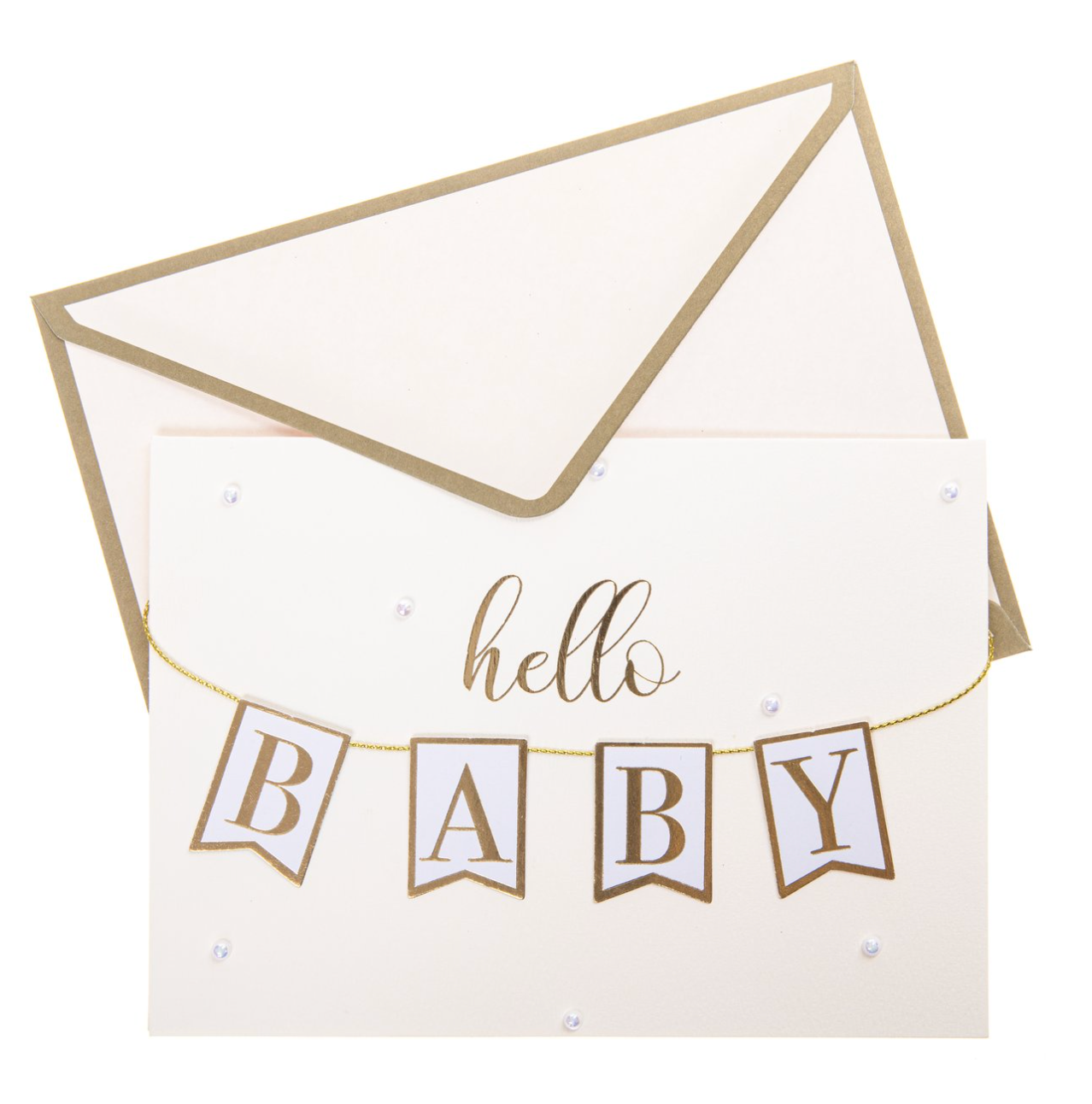 Hello Baby Banner Card