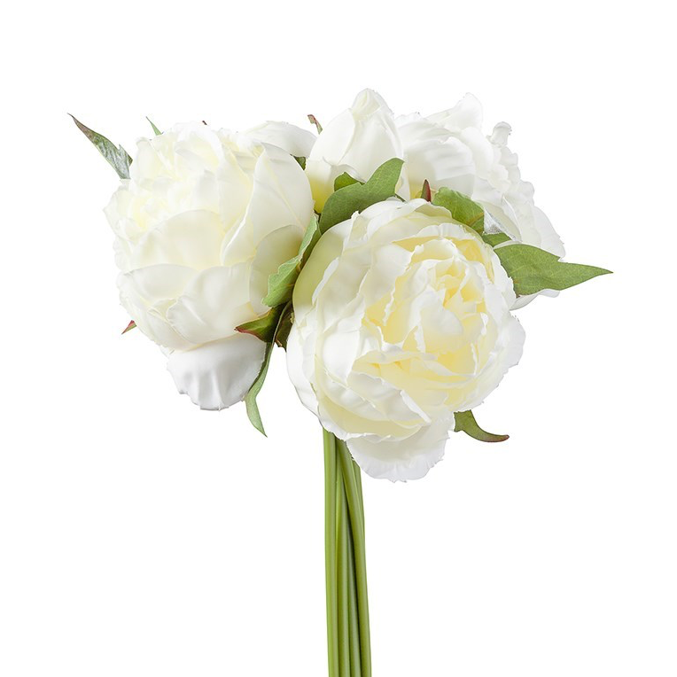 Blushing Peony Bouquet - Creme