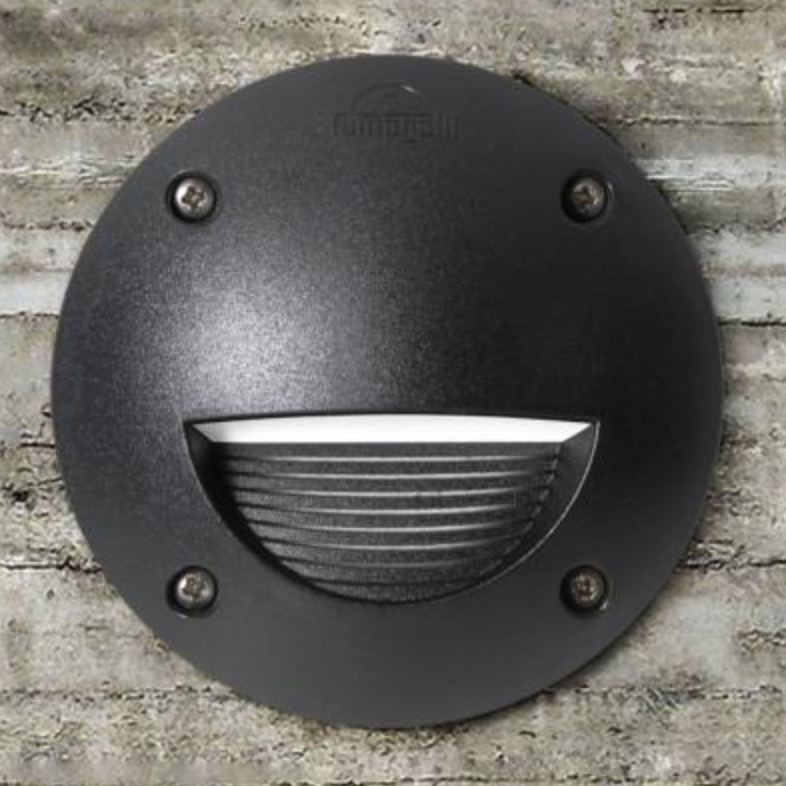 Leti 100 Rd Step Op Light - black or white