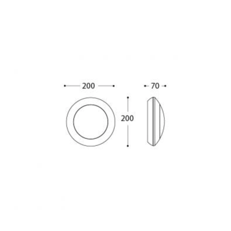 Bertina Round LED Bulkhead