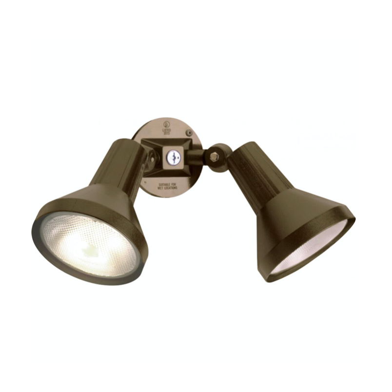2 Light Cast Aluminum Flood