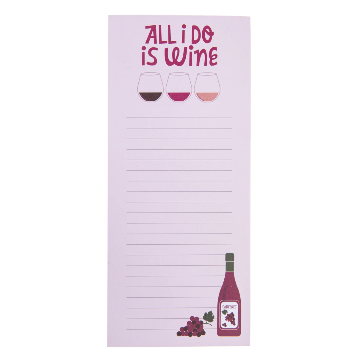 Wine Magnetic Notepad