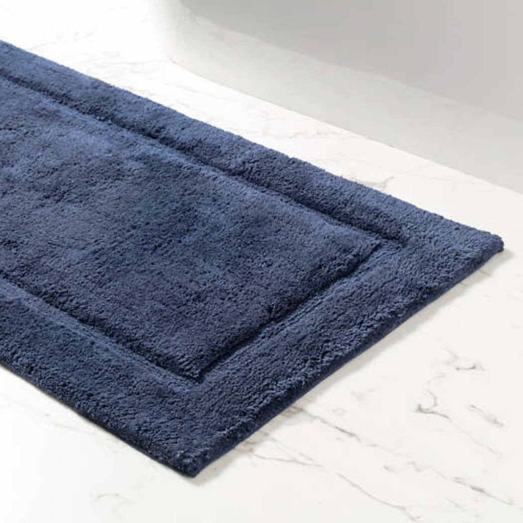 Classic Indigo Bath Mats