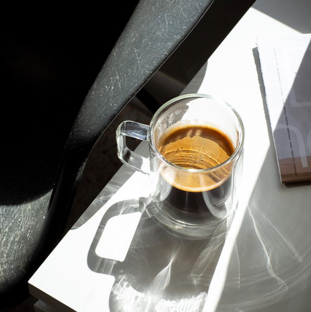 12oz Glass Double Mug - Clear, Set of Two