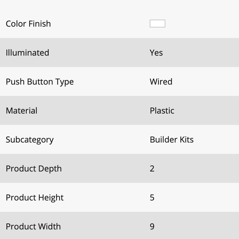 Builders Doorbell Kit w/ LB